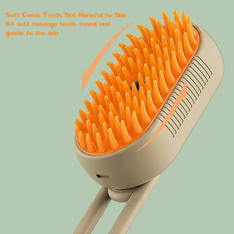 Steam Pet Grooming Brush 